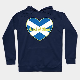 Aird of Sleat Scotland UK Scotland Flag Heart Hoodie